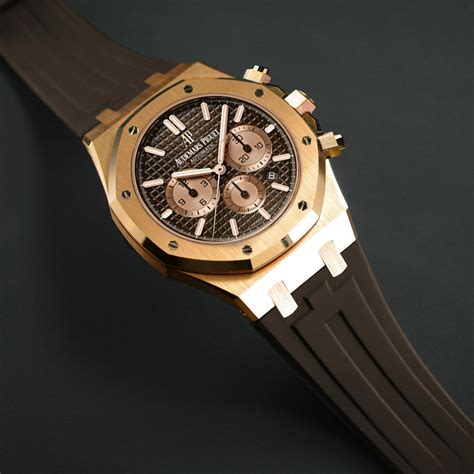 audemars piguet watch bracelet|Audemars Piguet with rubber strap.